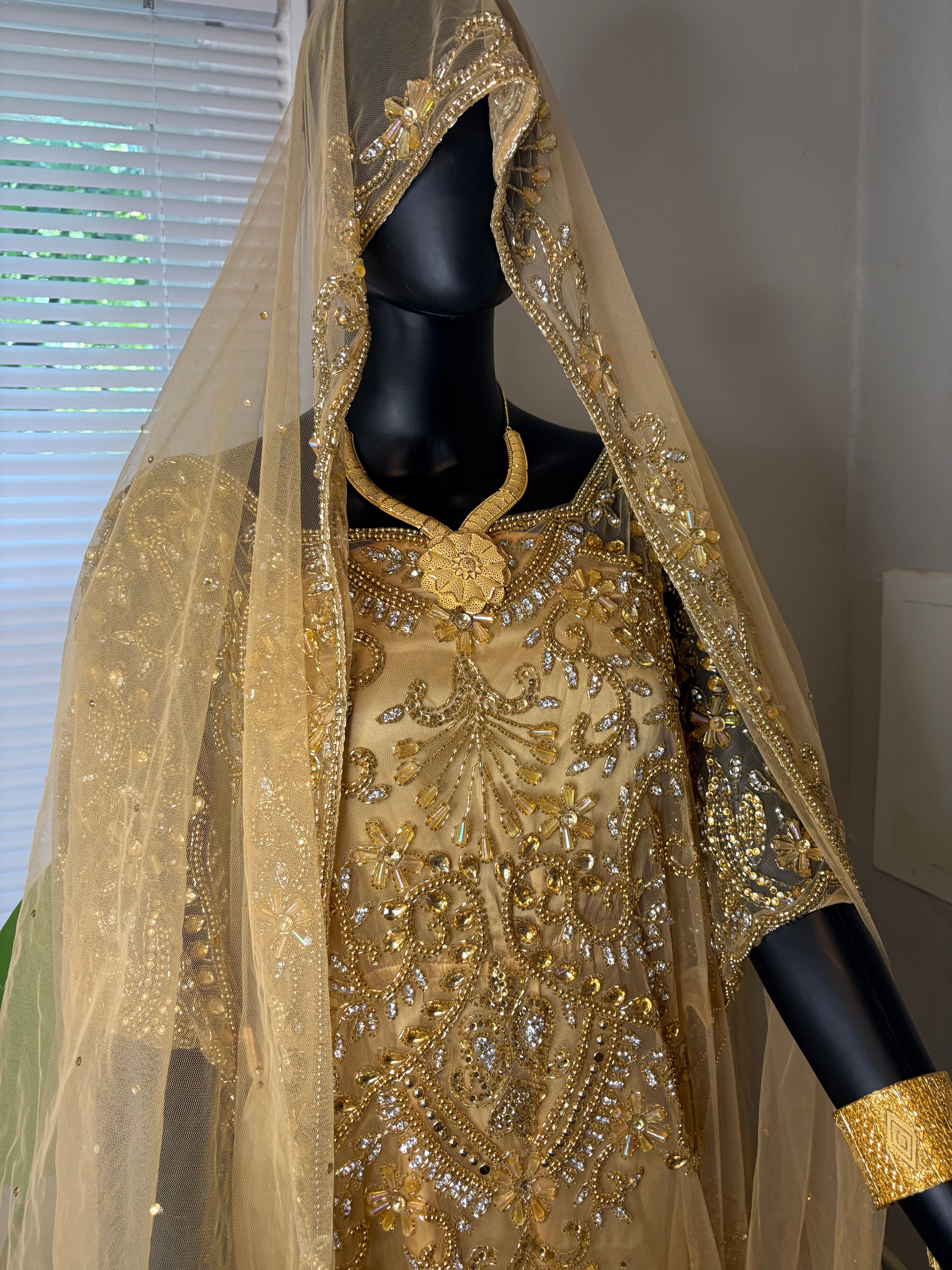 Gold Bridal Dress